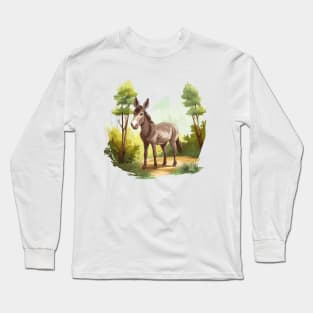 Little Donkey Long Sleeve T-Shirt